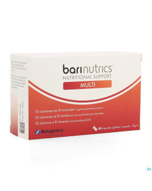 Barinutrics multi    caps  60 25425 metagenics