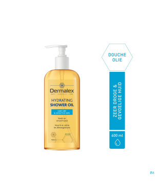 Dermalex hydrating shower oil 400ml