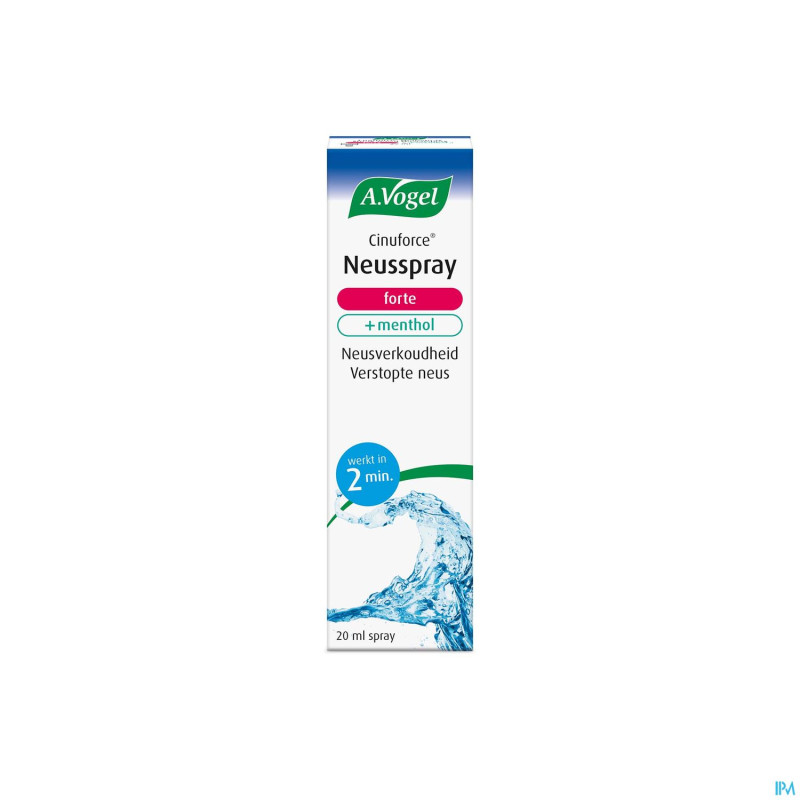 A.vogel cinuforce spray nasal forte + menthol 20ml