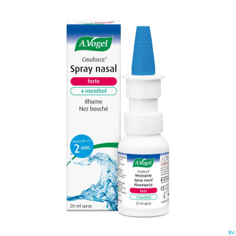 A.vogel cinuforce spray nasal forte + menthol 20ml