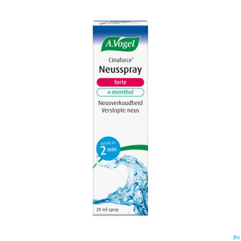 A.vogel cinuforce spray nasal forte + menthol 20ml