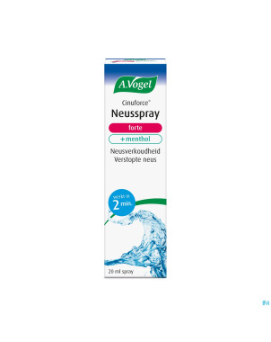 A.vogel cinuforce spray nasal forte + menthol 20ml