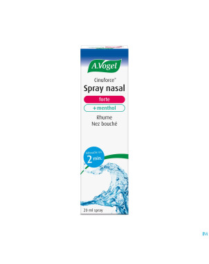A.vogel cinuforce spray nasal forte + menthol 20ml
