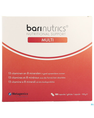 Barinutrics multi    caps 180 nf