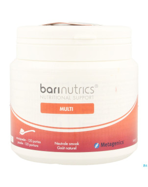 Barinutrics multi neutral    portions 120 nf