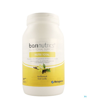 Barinutrics nutri total vanille portions 14    nf