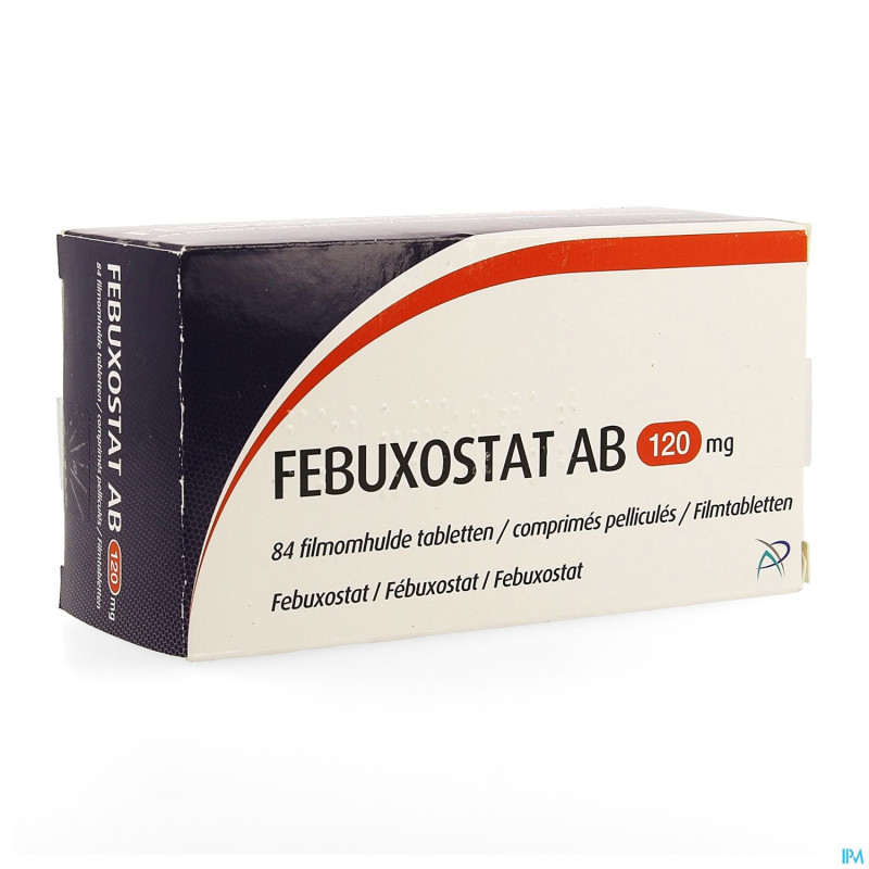 Febuxostat ab 120mg comp pell  84 x 120mg