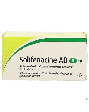 Solifenacine ab  5mg comp pell  90