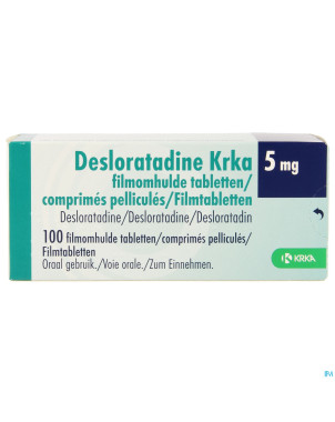 Desloratadine krka  5mg comp pell 100