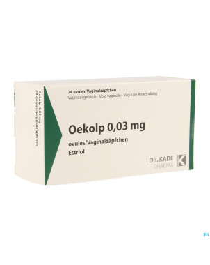 Oekolp 0,03mg ovules estriol 24