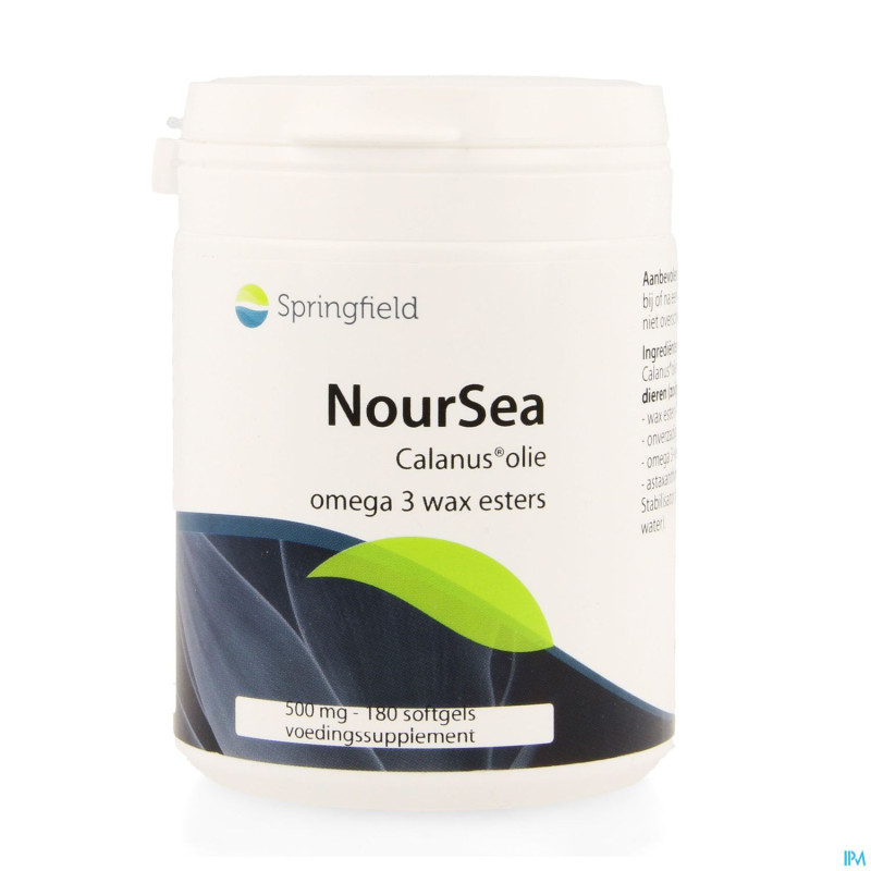 Noursea huile calanus    pot softgels 180