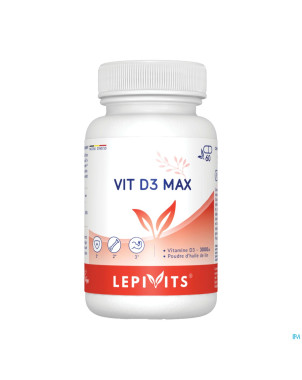 Vit d3 max 3000ui caps 60 lepivits