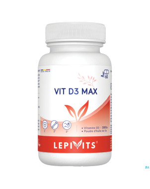 Vit d3 max 3000ui caps 60 lepivits