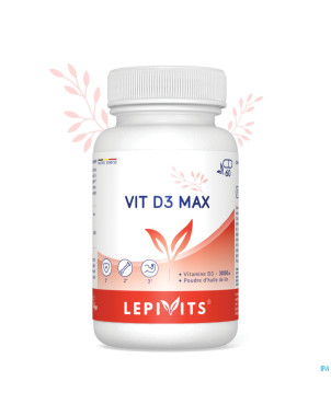 Vit d3 max 3000ui caps 60 lepivits