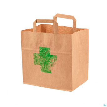 Sac papier brun croix    26+17x25cm 250 aca