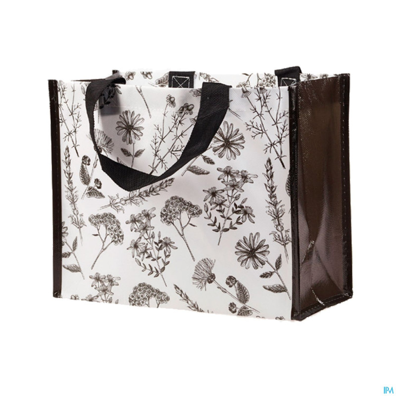 Valisette reutilisable fleurs   30x15x24cm 100 aca