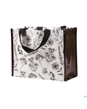 Valisette reutilisable fleurs   30x15x24cm 100 aca