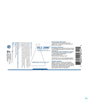 B12-2000    comp 60 rempl.3510641