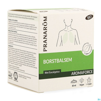 Pranarom aromaforce bio baume pectoral tube 80ml