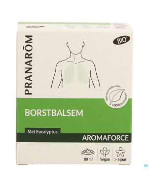 Pranarom aromaforce bio baume pectoral tube 80ml