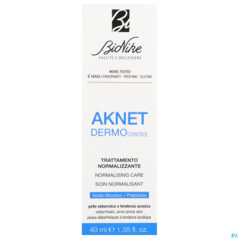 Bionike aknet dermocontro soin norm.    tube 40ml