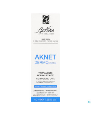 Bionike aknet dermocontro soin norm.    tube 40ml