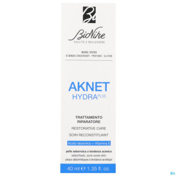 Bionike aknet hydra plus soin reparateur tube 40ml