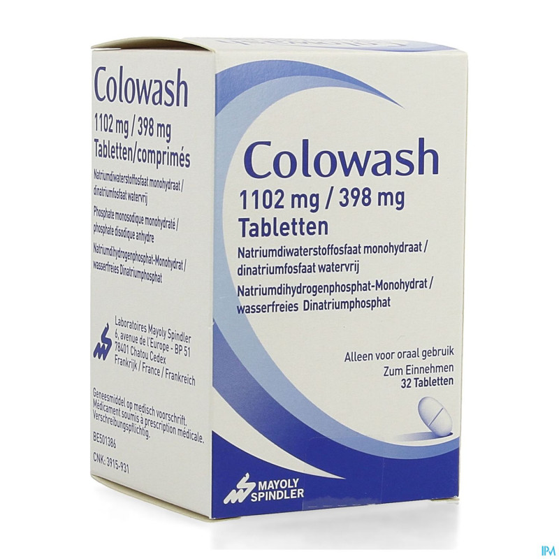 Colowash 1102mg/398mg    comp 32
