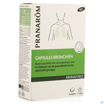 Pranarom aromaforce bio bronches caps 30