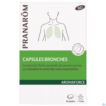 Pranarom aromaforce bio bronches caps 30