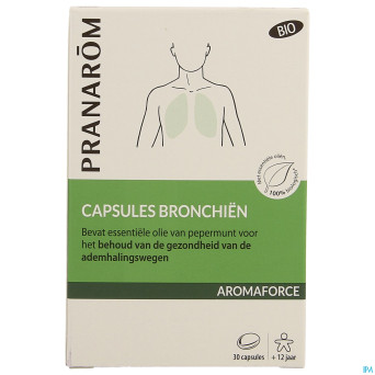 Pranarom aromaforce bio bronches caps 30