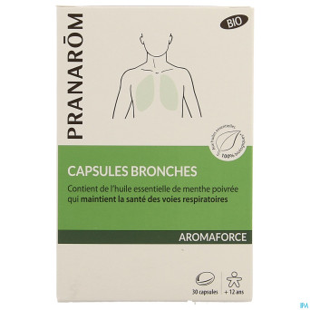 Pranarom aromaforce bio bronches caps 30