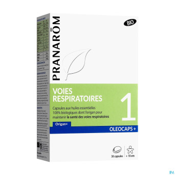 Pranarom oleocaps+ bio 1 voies respi caps 30