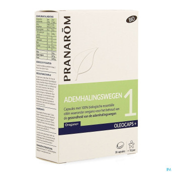 Pranarom oleocaps+ bio 1 voies respi caps 30