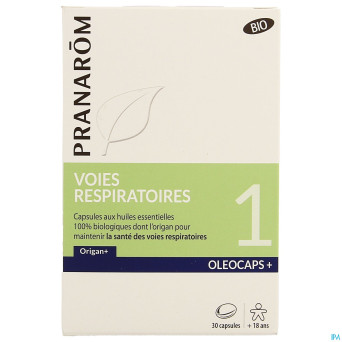 Pranarom oleocaps+ bio 1 voies respi caps 30