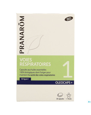 Pranarom oleocaps+ bio 1 voies respi caps 30