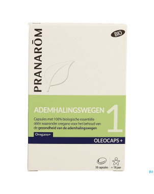 Pranarom oleocaps+ bio 1 voies respi caps 30