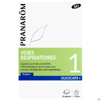 Pranarom oleocaps+ bio 1 voies respi caps 30