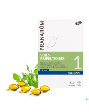 Pranarom oleocaps+ bio 1 voies respi caps 30