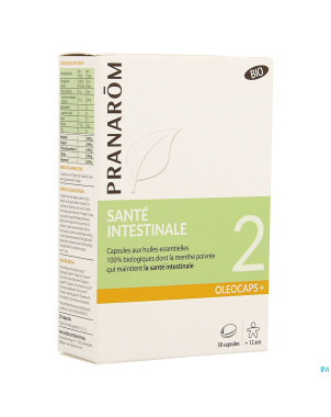 Pranarom oleocaps+ bio 2 intestin caps 30