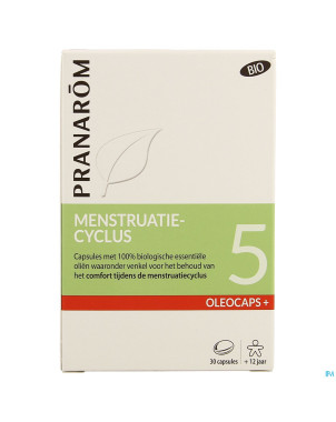 Pranarom oleocaps+ bio 5 menstruation caps 30