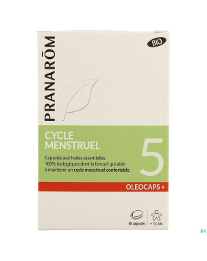 Pranarom oleocaps+ bio 5 menstruation caps 30