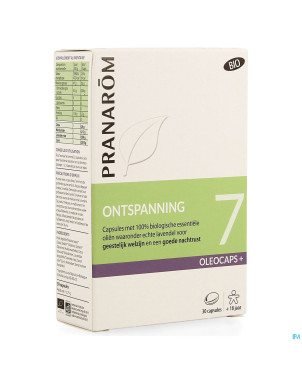 Pranarom oleocaps+ bio 7 detente caps 30