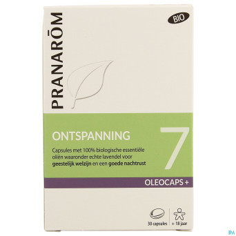 Pranarom oleocaps+ bio 7 detente caps 30