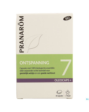 Pranarom oleocaps+ bio 7 detente caps 30