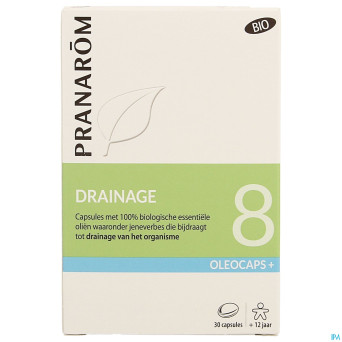 Pranarom oleocaps+ bio 8 drainage caps 30