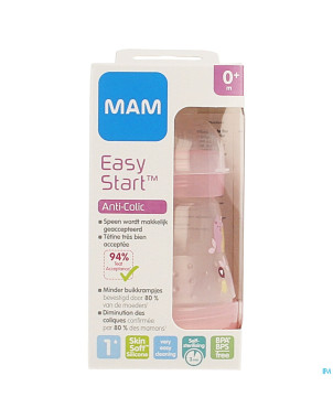 Mam biberon easy start a/colique    160ml
