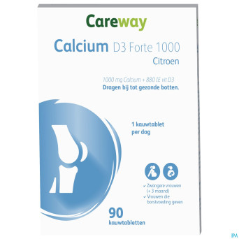 Careway calcium forte 1000/880    comp 90