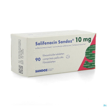 Solifenacin sandoz 10mg comp pell  90 x 10mg