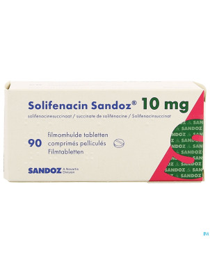 Solifenacin sandoz 10mg comp pell  90 x 10mg